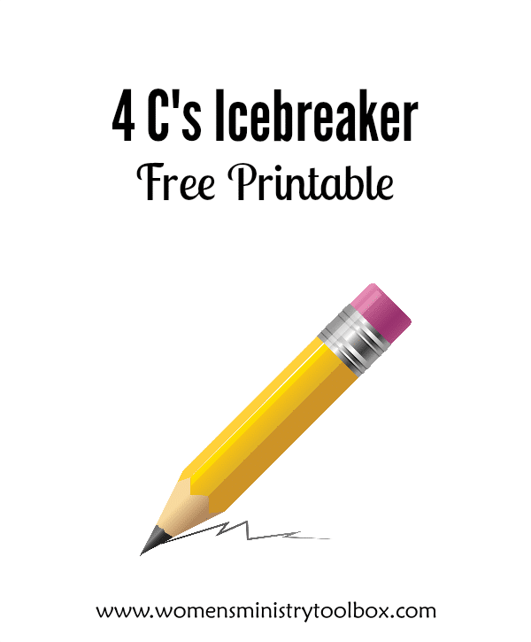 4 C's Icebreaker with Free Printable