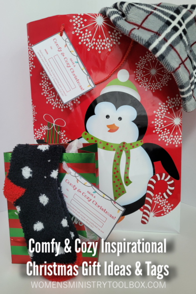 These comfy & cozy inspirational Christmas gift ideas and tags are a gentle reminder that only true comfort can be found in Christ.