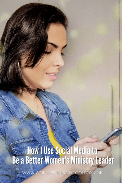Check out these 6 ways I use social media to be a better women's ministry leader.