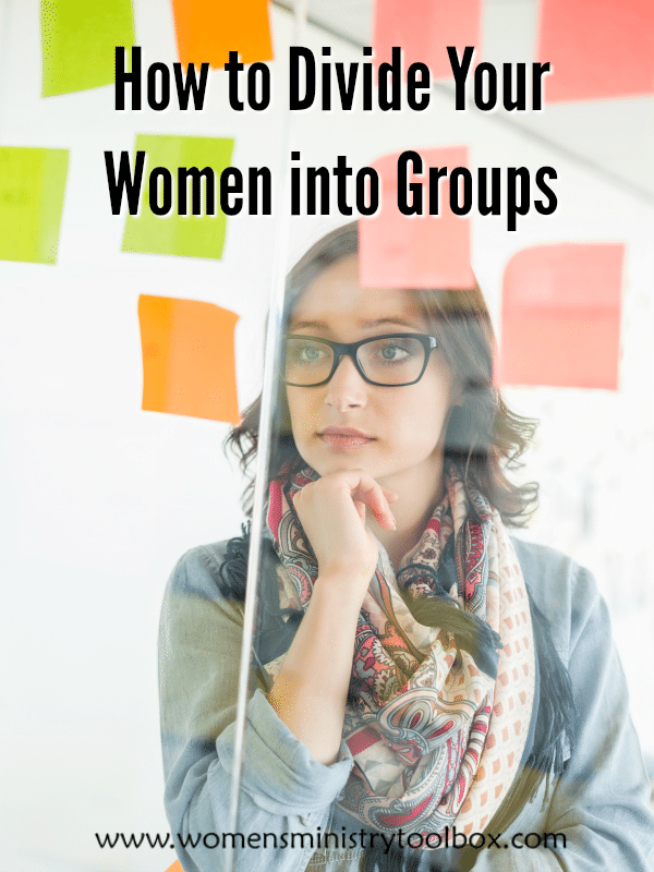 Ever wondered what the best way is to divide your women into groups for Bible study, small groups, and women's ministry events? Here's how we do ours!