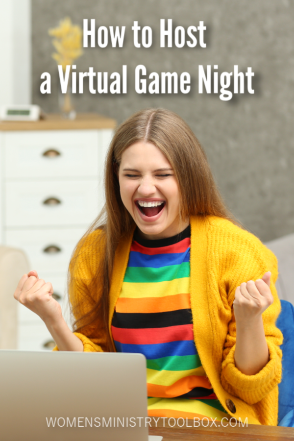 Tips and ideas for hosting a virtual game night! Gather your friends, small group, and family together for some fun!