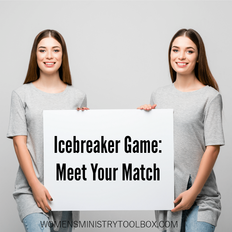 The Meet Your Match Icebreaker game uncovers common experiences and interests.