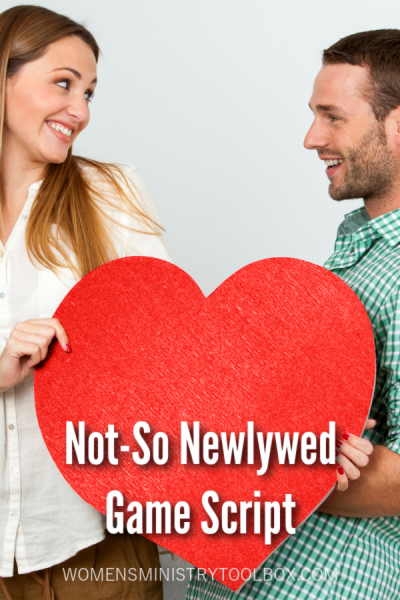 Remember the Newlywed Game and the crazy questions contestants answered? This game is a twist on that once popular show. We take married couples (Not-so Newlywed), divide them up, and try to get them to match their spouses answers to G-rated questions about their marriage.