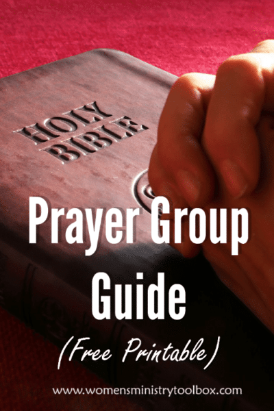 Prayer Group Guide Free Printable