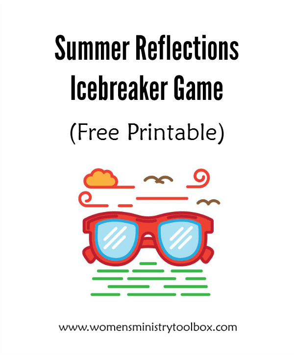 Summer Reflections Icebreaker Game