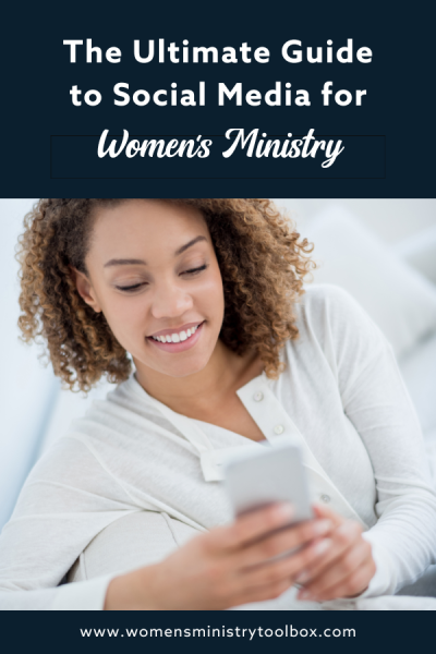 Check out the ultimate guide to social media for women's ministry. These resources will help you connect with your women between in-person meetings.