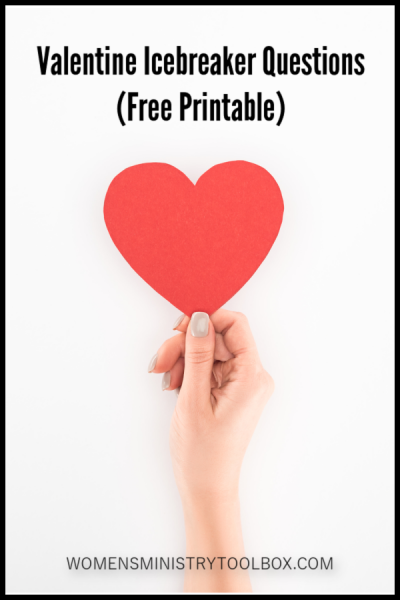 Free printable valentine icebreaker questions for your Valentine party or fellowship. Includes 7 creative ways to use the questions.