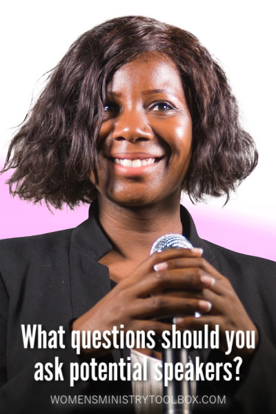 What questions should you ask potential speakers? This list of questions will help you find the best speaker for your group faster!