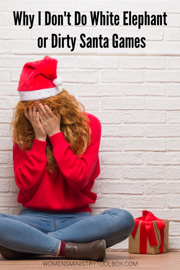 Why dirty Santa and white elephant exchanges might not make everyone's holiday happy.