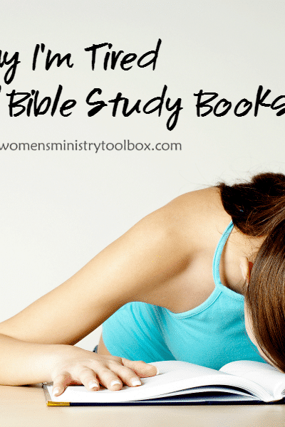 Why I'm Tired of Bible Study Books