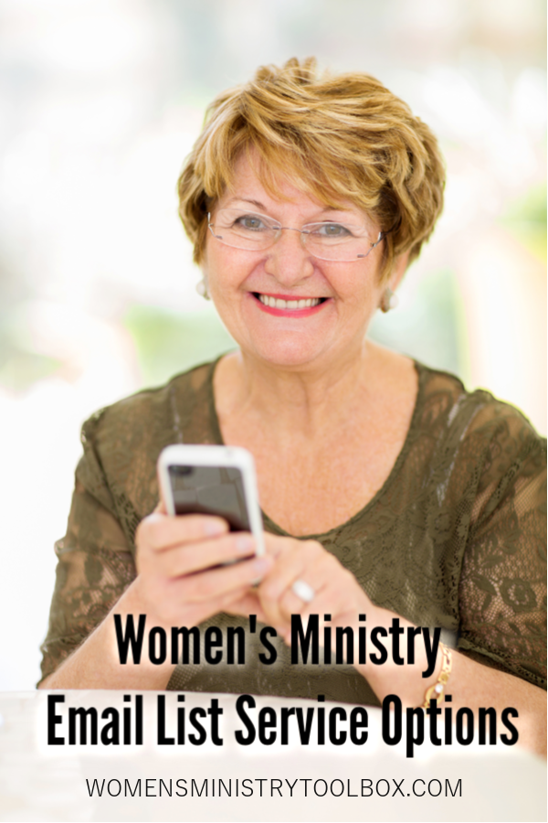 Does you need a women's ministry email list? Check out these tips and tools for using an email list service for your women's ministry.